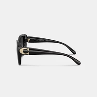 Maxi Sculpted C Oversized Square Sunglasses