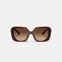 Maxi Sculpted C Oversized Square Sunglasses