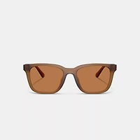 C Hardware Textured Temple Square Sunglasses