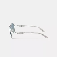 C Hardware Metal Navigator Sunglasses