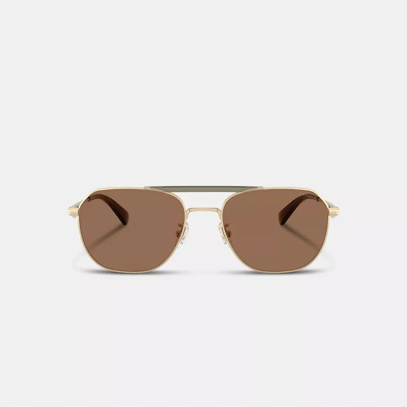 C Hardware Metal Navigator Sunglasses