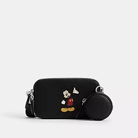 Disney X Coach Charter Slim Crossbody Bag With Mickey Mouse