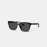 Quilted Refined Square Sunglasses