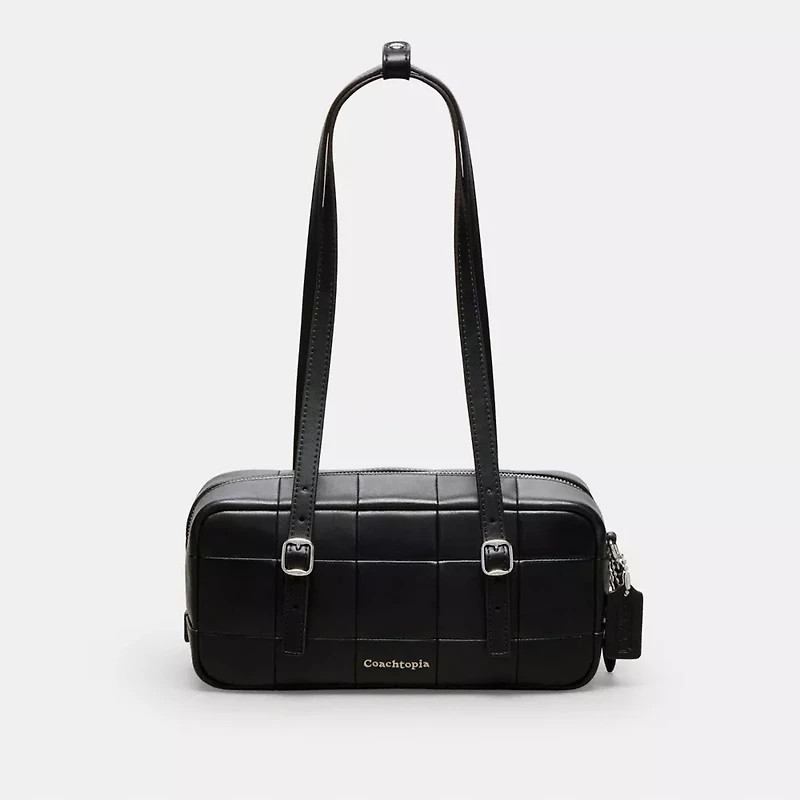 Alter/Ego Satchel Bag In Checkerboard Upcrafted Leather