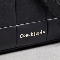 Alter/Ego Satchel Bag In Checkerboard Upcrafted Leather