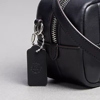 Alter/Ego Mini Satchel Bag Checkerboard Upcrafted Leather With Crossbody Strap