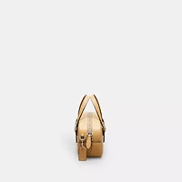 Alter/Ego Mini Satchel Bag In Checkerboard Upcrafted Leather With Crossbody Strap
