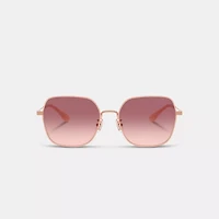 Metal Thin Square Sunglasses