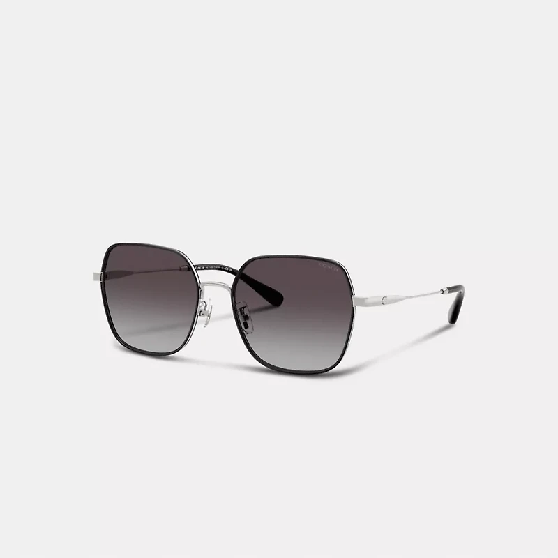 Metal Thin Square Sunglasses