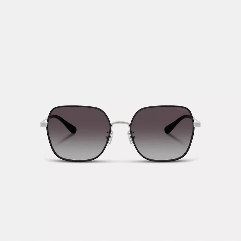Metal Thin Square Sunglasses