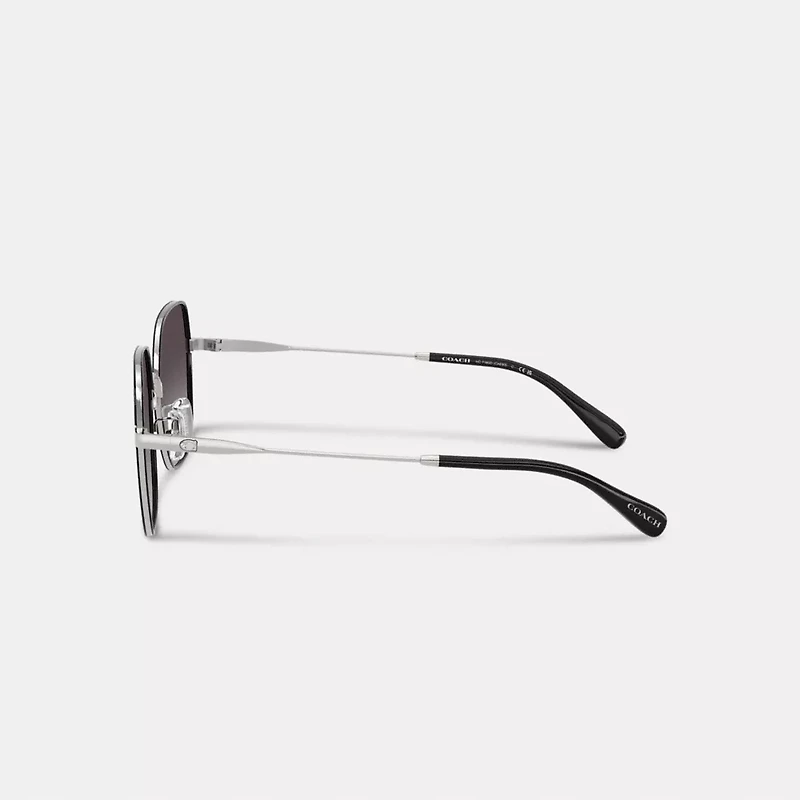 Metal Thin Square Sunglasses