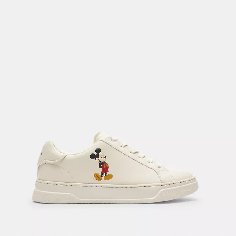 Disney X Coach High Line Sneaker With Mickey Mouse