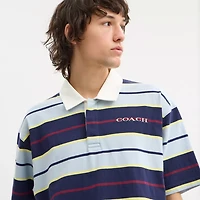Relaxed Striped Polo