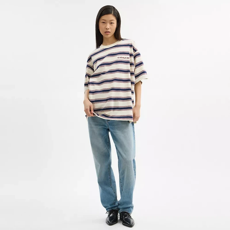 Relaxed Striped T Shirt