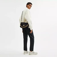 Chain Tabby Shoulder Bag With Quilting