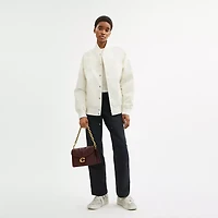 Chain Tabby Shoulder Bag With Quilting