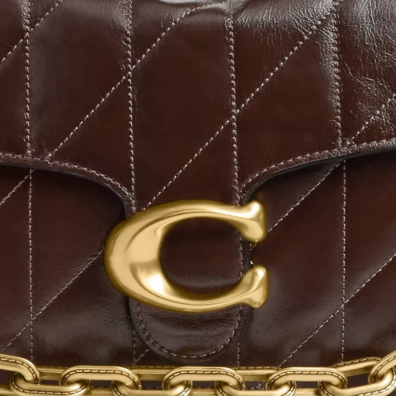 Chain Tabby Shoulder Bag With Quilting