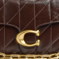 Chain Tabby Shoulder Bag With Quilting