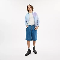 Patchwork Striped Shirt