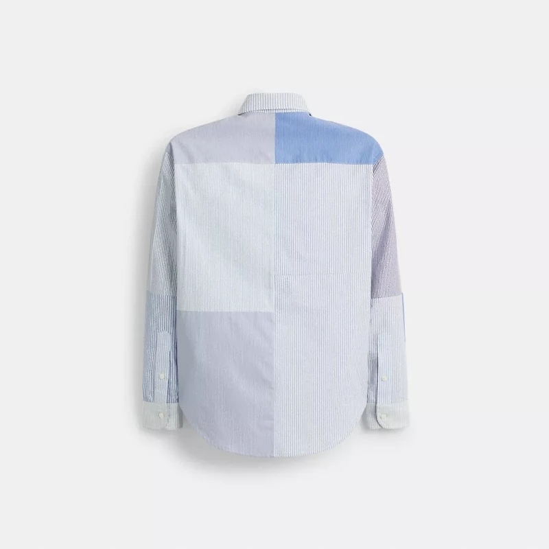 Patchwork Striped Shirt