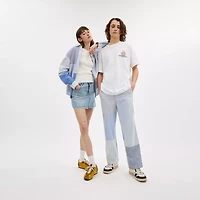 Patchwork Striped Pants