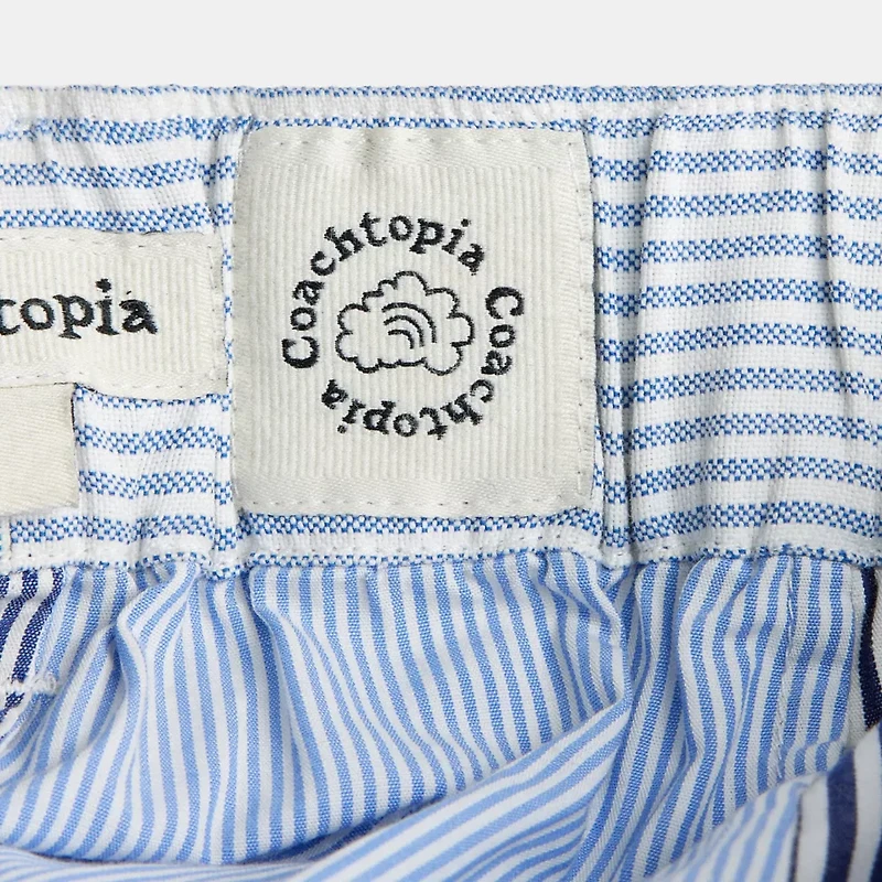 Patchwork Striped Pants