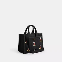 Disney X Coach Cargo Tote Bag 20 With Mickey Mouse Regenerative Cotton Canvas