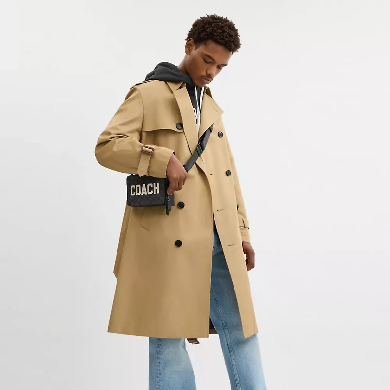 Charter Crossbody Bag 19 In Signature Canvas With Coach Graphic