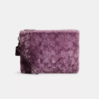Restored Charter Pouch Signature Shearling