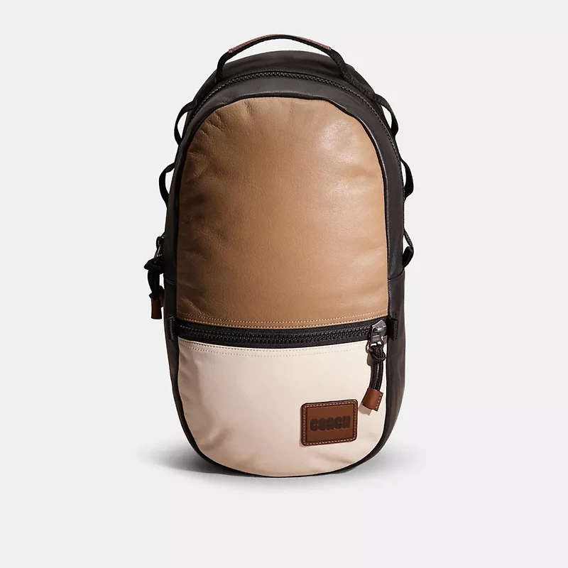 Restored Pacer Backpack In Colorblock With Coach Patch