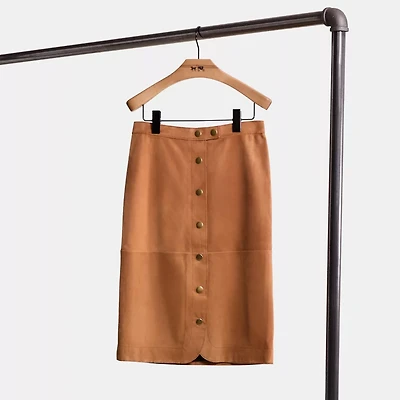 Restored Suede Skirt