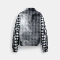 Coachtopia Loop Gingham Quilted Jacket