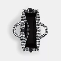 Coachtopia Loop Tote With Gingham Pattern