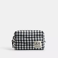 Coachtopia Loop Pouch Recycled Polyester With Gingham Pattern