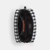 Coachtopia Loop Pouch Recycled Polyester With Gingham Pattern