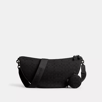 Hall Soft Sling Bag Signature Jacquard
