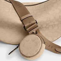 Hall Soft Sling Bag Signature Jacquard
