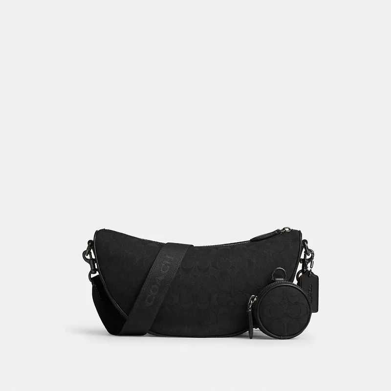 Hall Soft Sling Bag Signature Jacquard