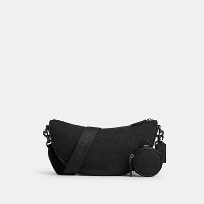 Hall Soft Sling Bag Signature Jacquard