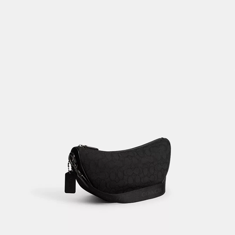 Hall Soft Sling Bag Signature Jacquard