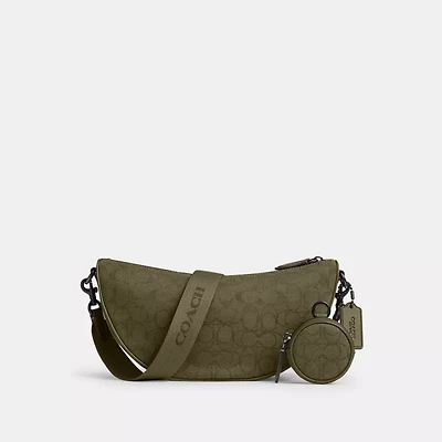 Hall Soft Sling Bag Signature Jacquard