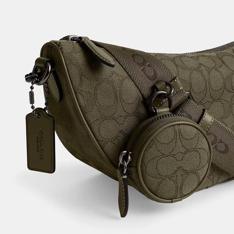 Hall Soft Sling Bag Signature Jacquard