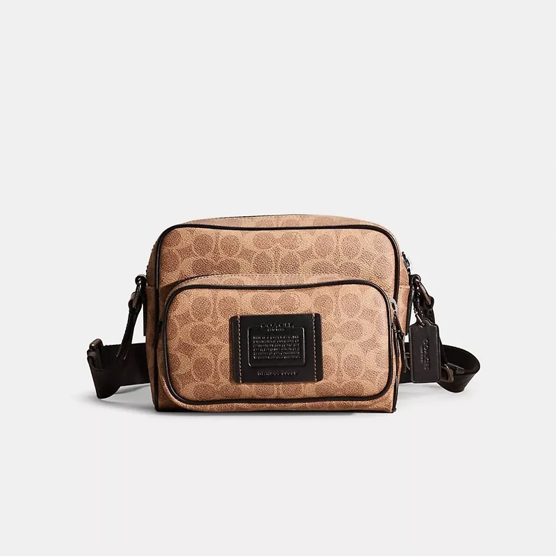 Restored Academy Sport Crossbody In Signature Canvas