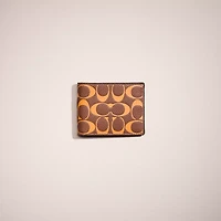 Restored Slim Billfold Wallet In Signature Leather