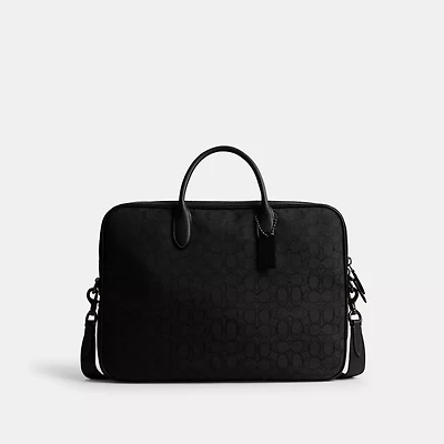 Theo Work Bag Signature Jacquard