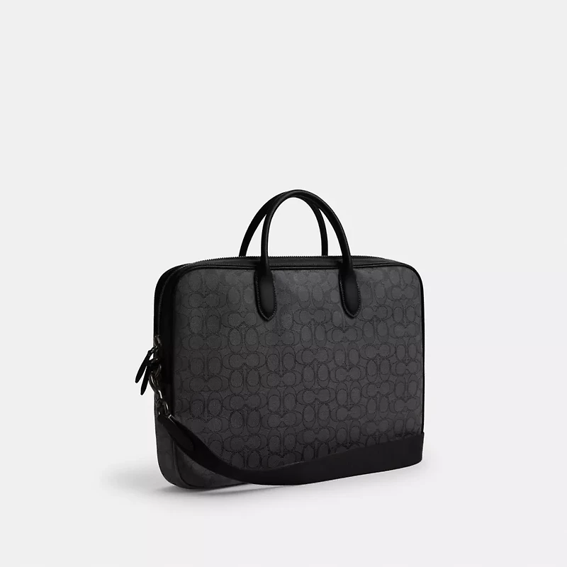 Theo Work Bag Signature Jacquard