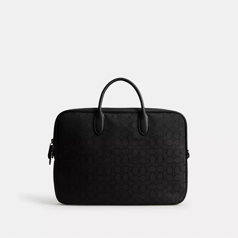 Theo Work Bag Signature Jacquard