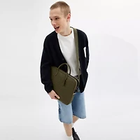 Theo Work Bag Signature Jacquard