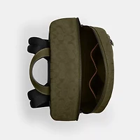 Theo Backpack In Signature Jacquard