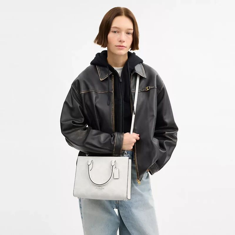 Maggie Small Tote Bag In Signature Canvas